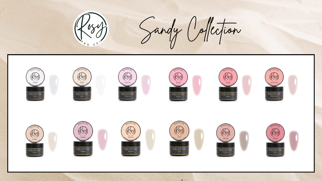 Rosy Builder Gel Set Sandy Collection
