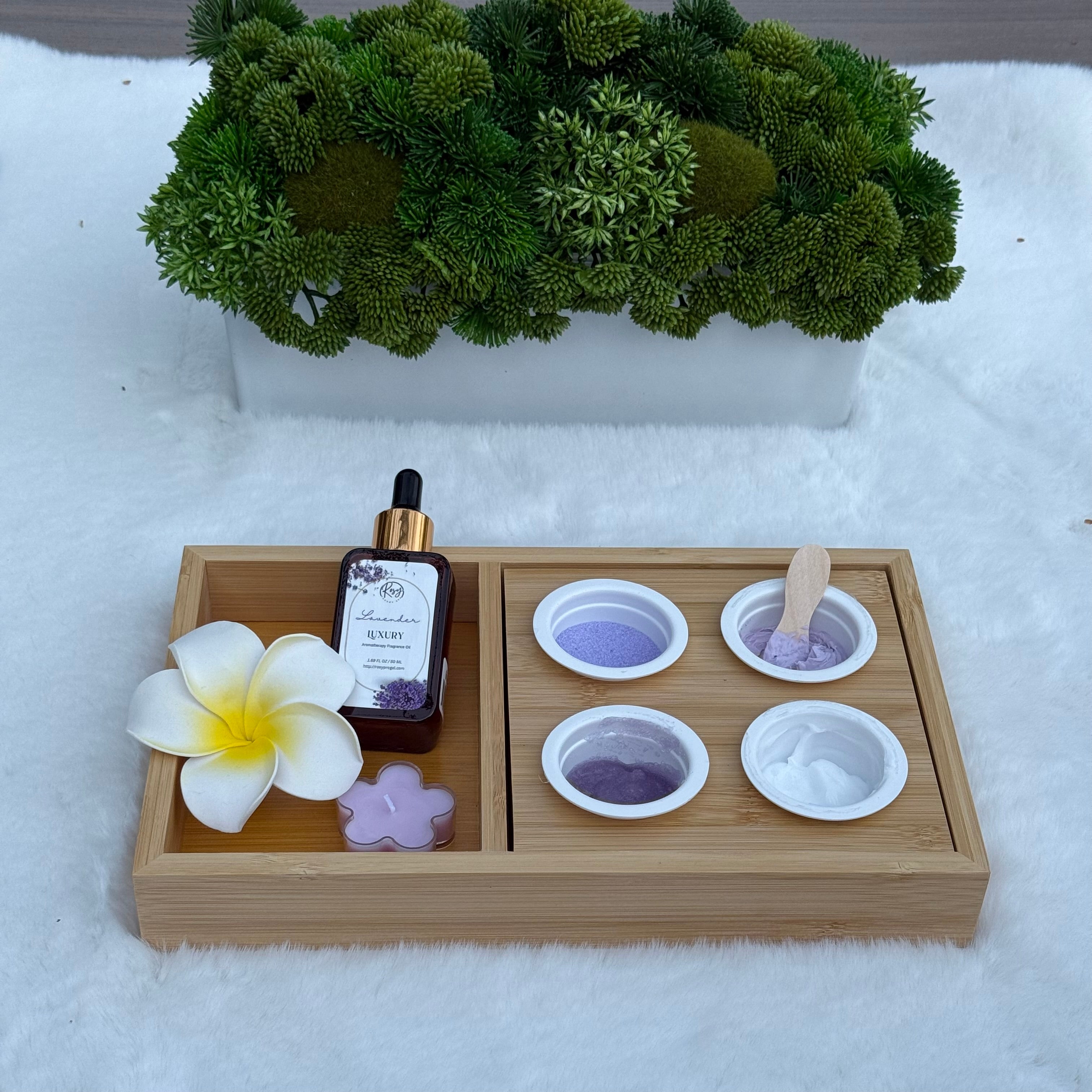 4 STEP PEDICURE SET IN CUPS